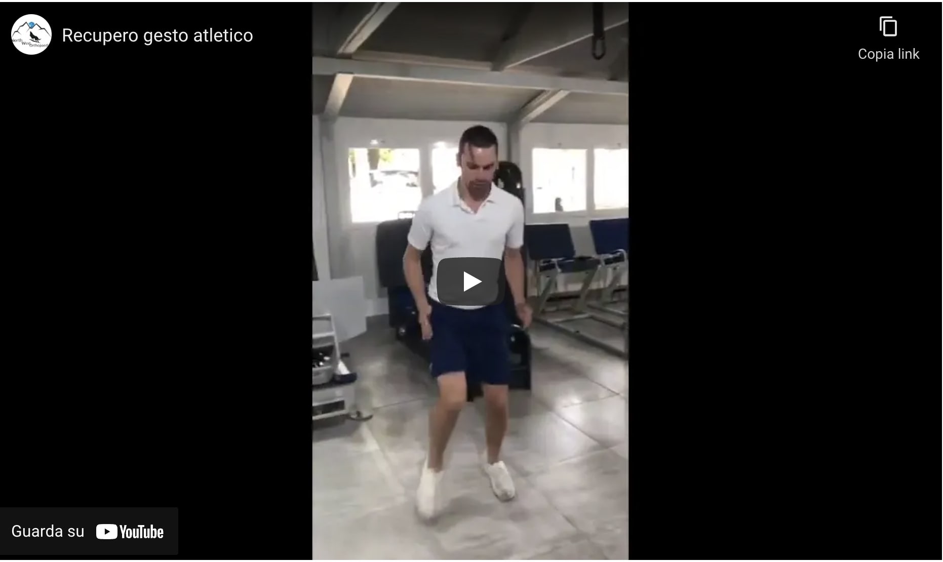Il recupero del gesto atletico e tecnico post intervento