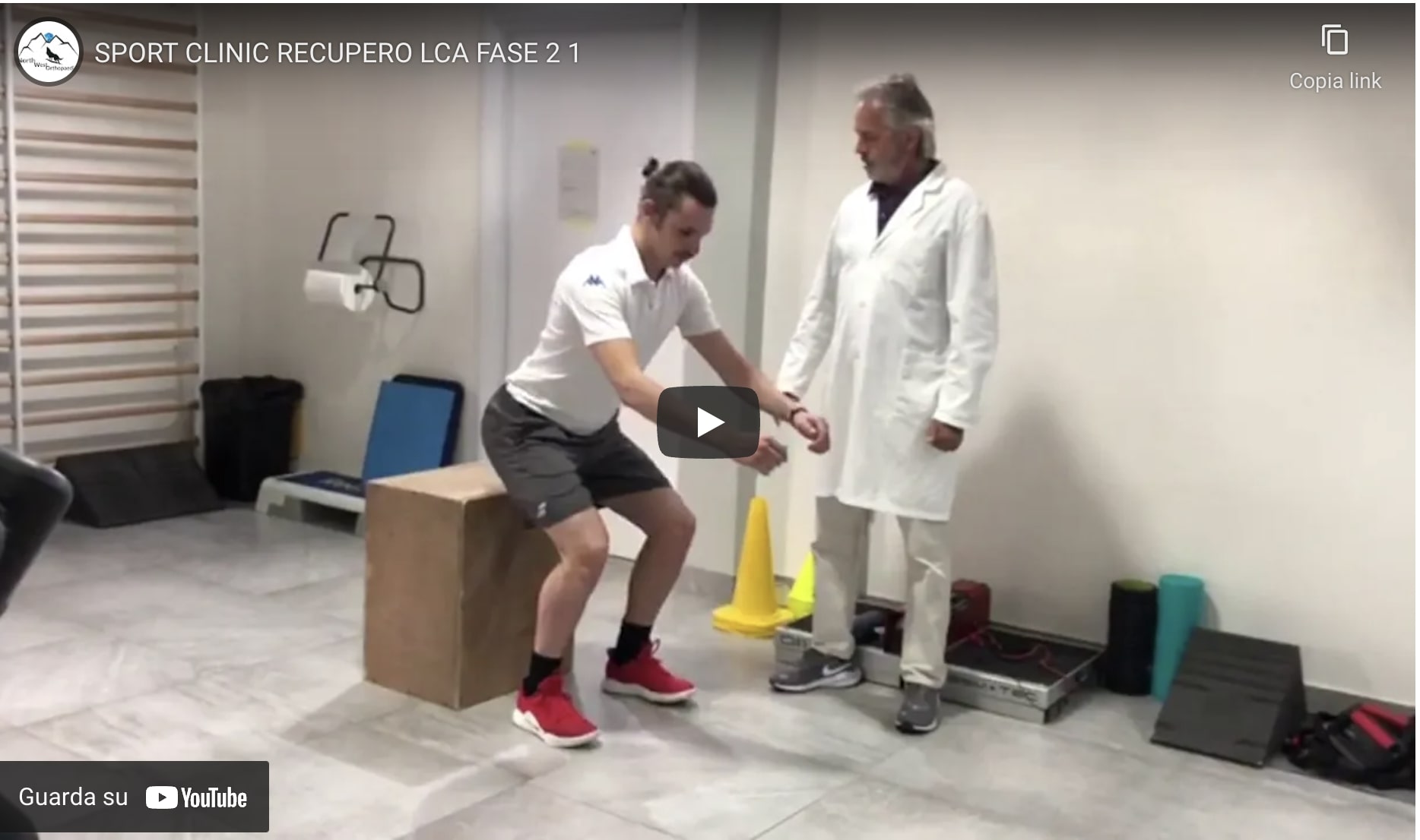 Rieducazione post intervento per LCA